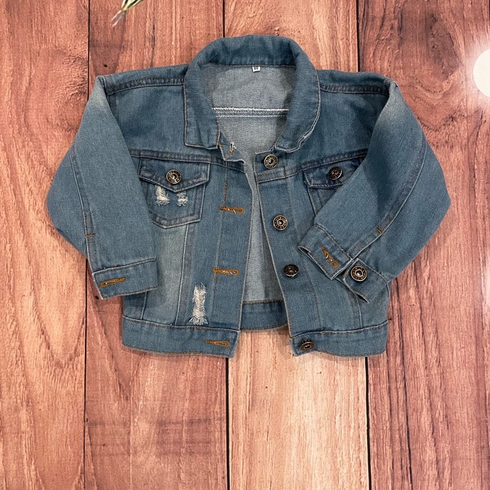 Baby Ripped Jean Jacket